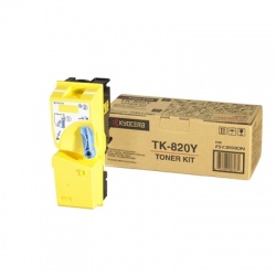 Kyocera Genuine Toner 1T02HPAEU0 (TK-820 Y) Yellow 7000 pages