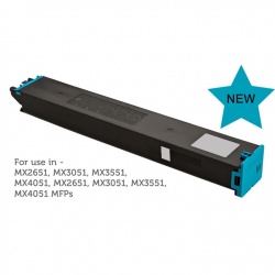 DD Compatible Toner to replace SHARP MX2630/3050/3070/3060 Cyan