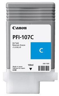 Canon Genuine Ink Cartridge 6706B001 (PFI-107 C) Cyan