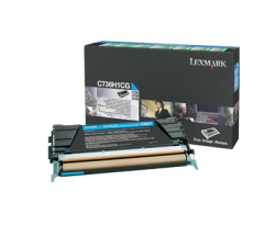 Lexmark Genuine Toner C736H1CG Cyan 10000 pages