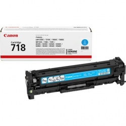 Canon Genuine Toner 2661B014 (718C) Cyan 2900  pages