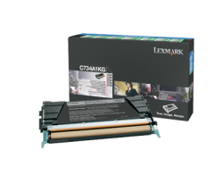 Lexmark Genuine Toner C734A1KG Black 8000 pages